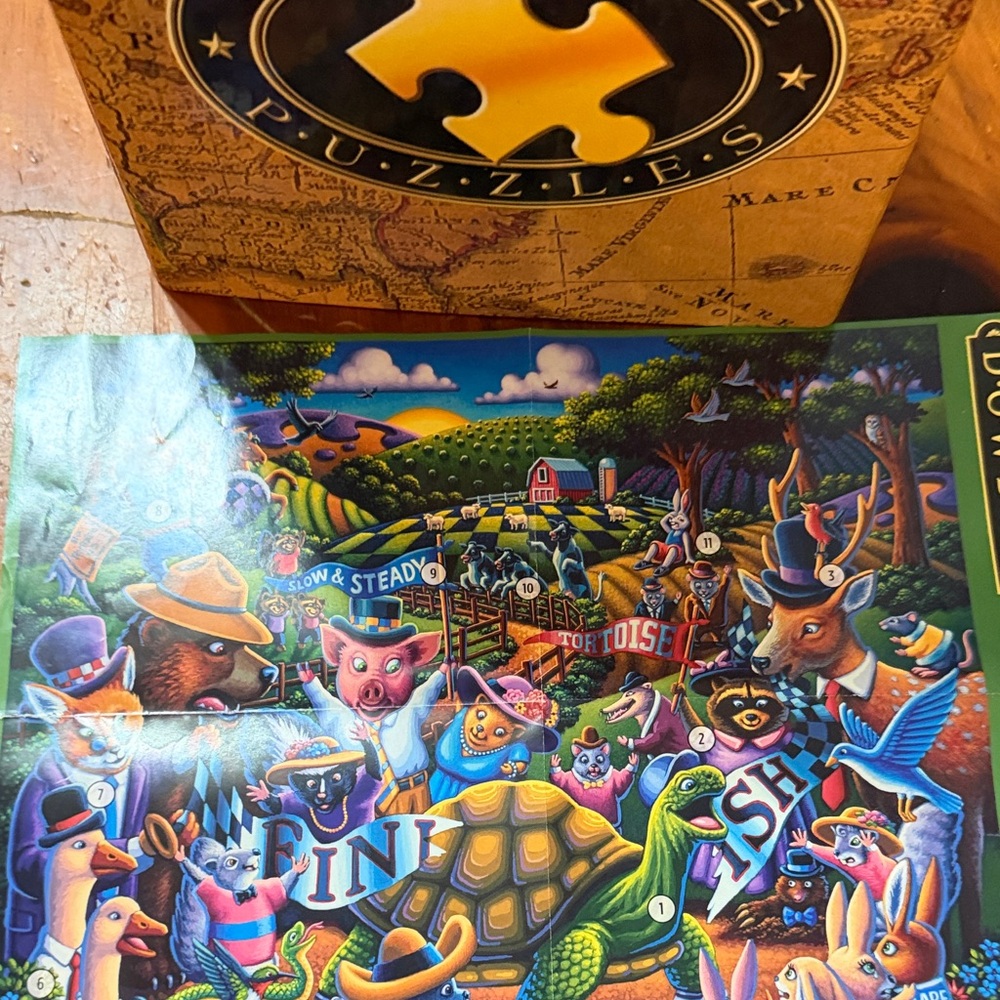 Doodle Tortoise and Hare 100 piece Puzzle